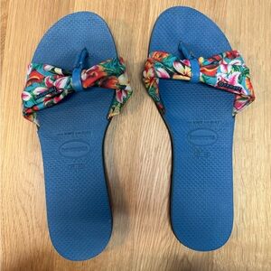 Havaianas Women's Blue Tropical Sandals